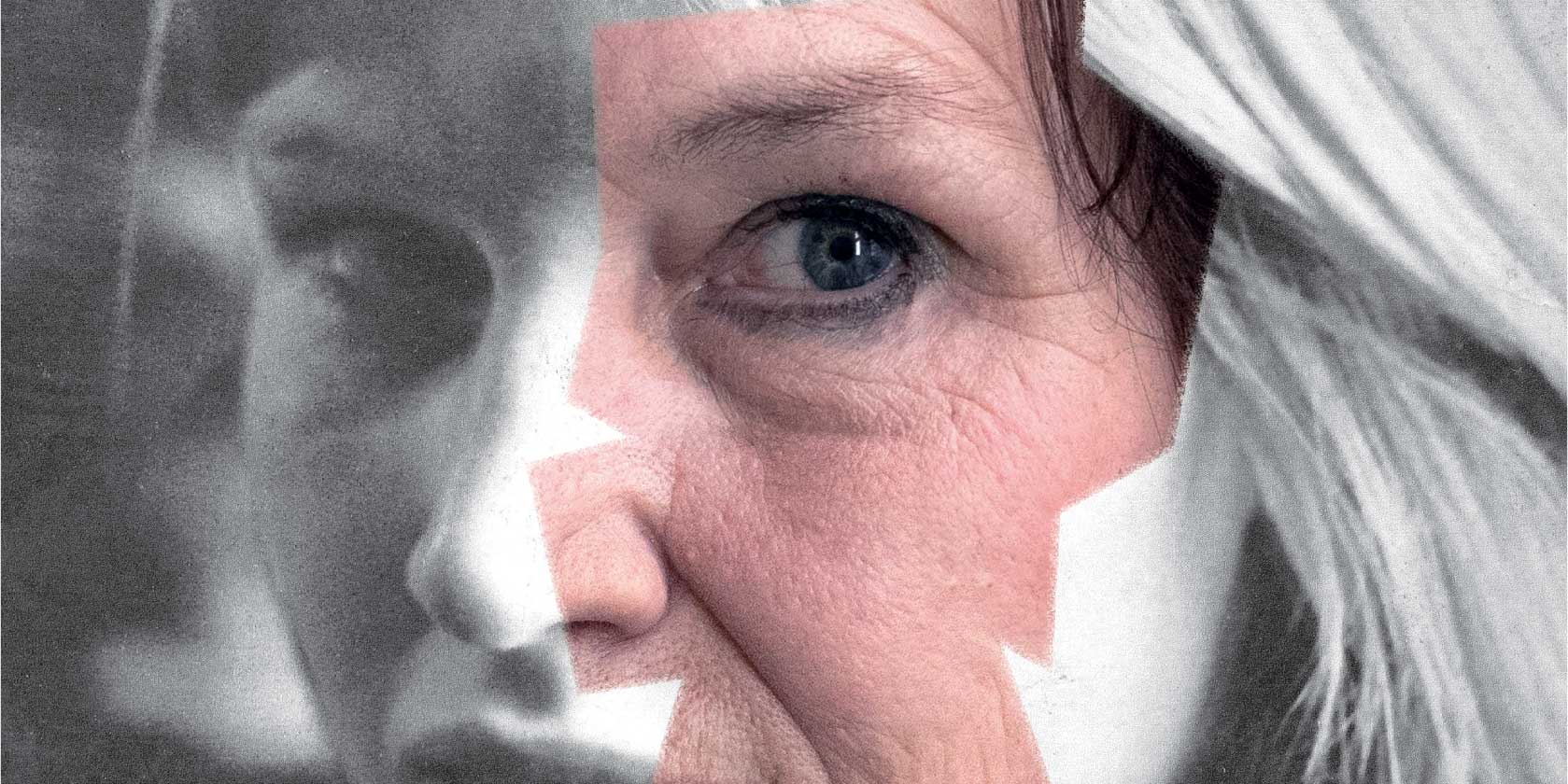 voorkant gezicht vrouw